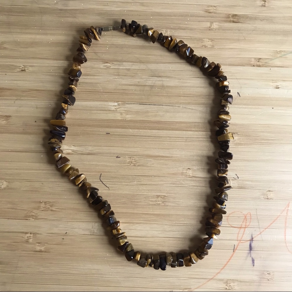 Tiger eye vintage necklace